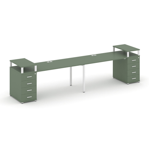 Бенч-система на 2 места с 2 опорными тумбами Concept CN.ORS-428 Бенч-система на 2 места с 2 опорными тумбами Concept CN.ORS-428