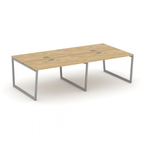 Style Project Рабочая станция 2-х сторон. SN-4T2.DRS-031 Акация Лорка/Металл Антрацит/Заглушка Пласт фото 2