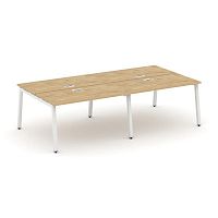 Style Project Рабочая станция 2-х сторон. SN-5A.DRS-051 Тиквуд Светлый/Металл Белый 1960*1632*750