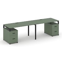 Бенч-система на 2 места с 2 опорными тумбами Concept CN.ORS-323