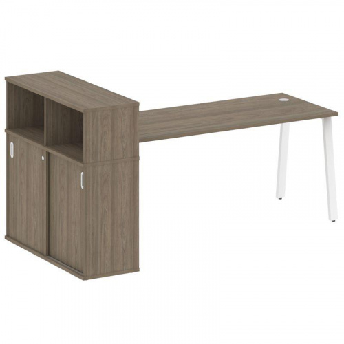 Стол письменный с шкафом-купе на А-обр. м/к Metal System БА.РС-СШК-3.5 фото 7