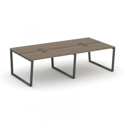 Style Project Рабочая станция 2-х сторон. SN-6T2.DRS-042 Акация Лорка/Металл Антрацит/Заглушка Пласт фото 25