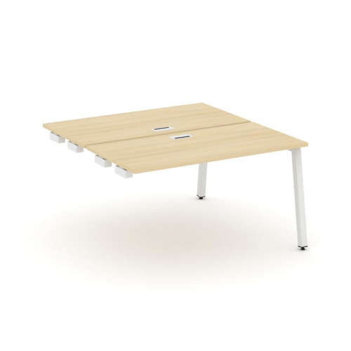 Style Project Стол-приставка к опор. элем. SN-5A.DPRS-002 Дуб Табак/Металл Белый 1180*1232*750 фото 22