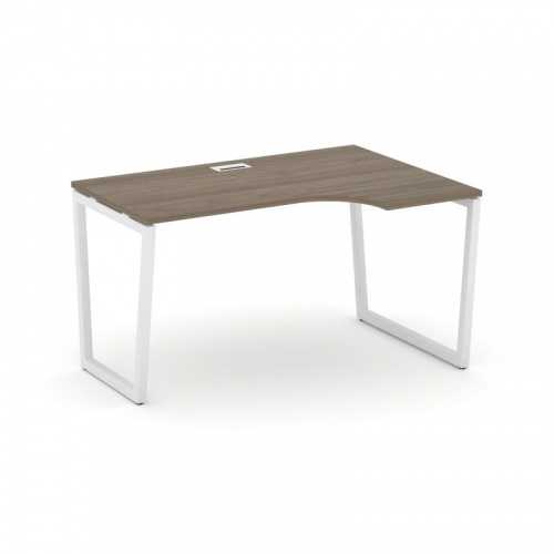 Style Project Стол рабочий эргоном. SN-4T2.SPA-011(R) Акация Лорка/Металл Антрацит/Заглушка Пластик фото 14