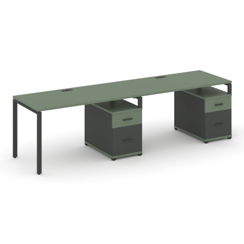 Бенч-система на 2 места с 2 опорными тумбами Concept CN.ORS-316 фото 2