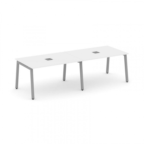 Style Project Стол переговорный SN-5A.SPRG-012 Дуб Табак/Металл Белый 2360*980*750 фото 8 Style Project Стол переговорный SN-5A.SPRG-012 Дуб Табак/Металл Белый 2360*980*750 фото 8