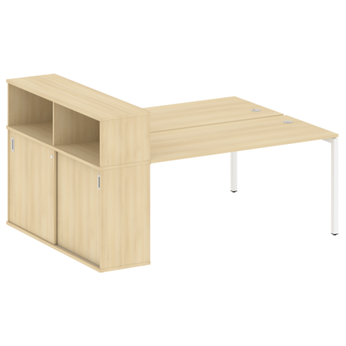 Бенч-система с шкафом-купе на П-обр. м/к Metal System Quattro 40БП.РС-СШК-2.4 фото 10 Бенч-система с шкафом-купе на П-обр. м/к Metal System Quattro 40БП.РС-СШК-2.4 фото 10