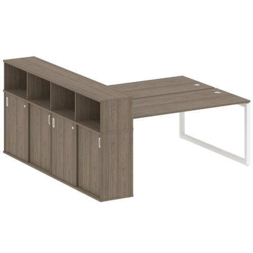 Бенч-система с шкафом-купе на О-обр. м/к Metal System Quattro 50БО.РС-СШК-4.5 фото 3 Бенч-система с шкафом-купе на О-обр. м/к Metal System Quattro 50БО.РС-СШК-4.5 фото 3