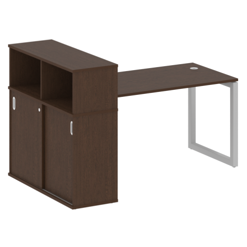 Стол офисный с шкафом-купе на О-обр. м/к Metal System Quattro 50БО.РС-СШК-3.3 фото 7