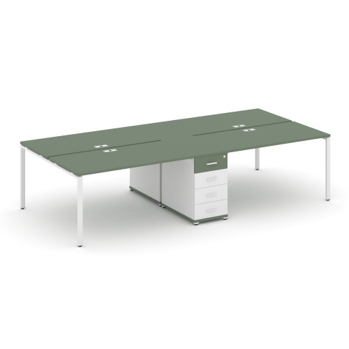 Бенч-система на 4 места с 1 опорной тумбой Concept CN.DRS-418 фото 5