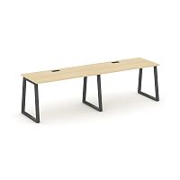 Style Project Рабочая станция 1 сторон. SN-6T1.ORS-021 Акация Лорка/Металл Антрацит/Заглушка Пластик