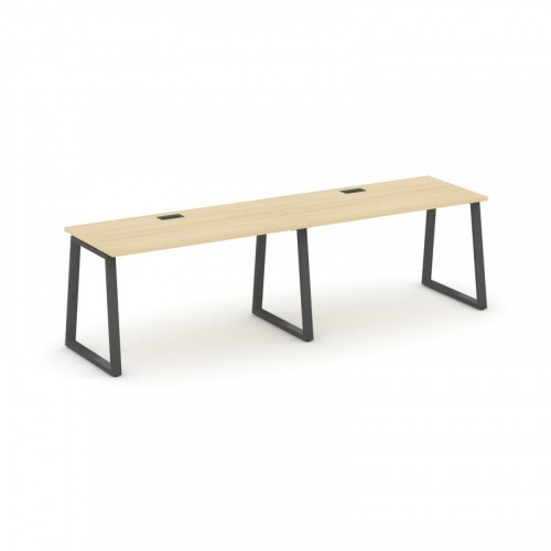 Style Project Рабочая станция 1 сторон. SN-6T1.ORS-021 Акация Лорка/Металл Антрацит/Заглушка Пластик фото 28