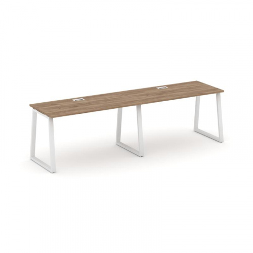 Style Project Рабочая станция 1 сторон. SN-6T1.ORS-021 Акация Лорка/Металл Антрацит/Заглушка Пластик фото 11