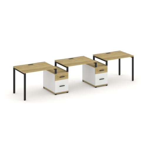 Бенч-система на 3 места с 2 опорными тумбами Concept CN.ORS-329 фото 6 Бенч-система на 3 места с 2 опорными тумбами Concept CN.ORS-329 фото 6