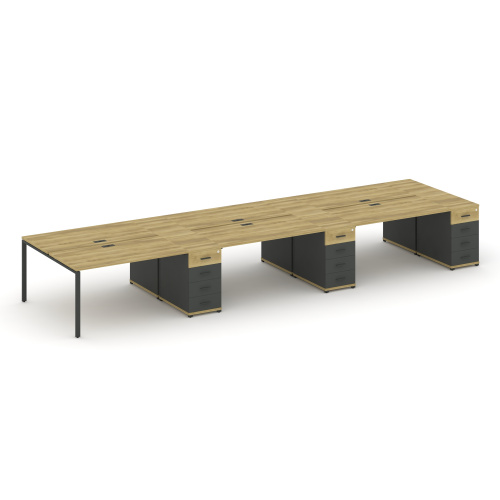 Бенч-система на 6 мест с 3 опорными тумбами Concept CN.DRS-459 фото 4 Бенч-система на 6 мест с 3 опорными тумбами Concept CN.DRS-459 фото 4