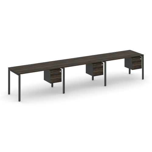 Бенч-система на 3 места с подвесными тумбами Concept CN.ORS-133 фото 3