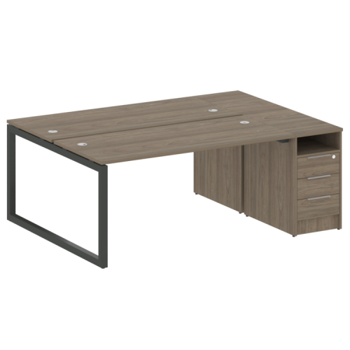 Бенч-система с тумбой на О-обр. м/к Metal System Quattro 50БО.РС-СТП-2.4 Бенч-система с тумбой на О-обр. м/к Metal System Quattro 50БО.РС-СТП-2.4