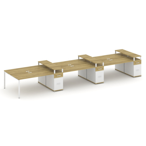 Бенч-система на 6 мест с 3 опорными тумбами Concept CN.DRS-480 фото 11