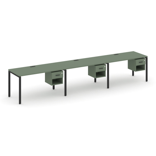 Бенч-система на 3 места с подвесными тумбами Concept CN.ORS-137 Бенч-система на 3 места с подвесными тумбами Concept CN.ORS-137