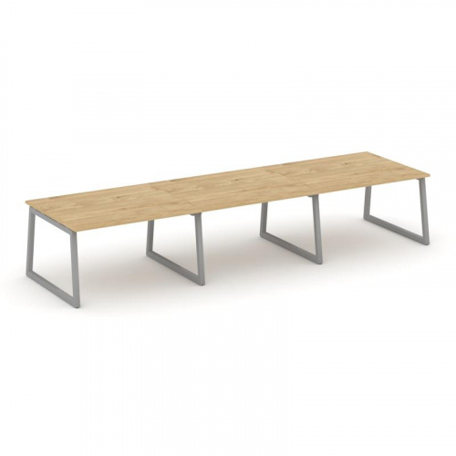 Style Project Стол переговорный SN-5T1.SPRG-052.3 Акация Лорка/Металл Антрацит 3540*1180*750 фото 2 Style Project Стол переговорный SN-5T1.SPRG-052.3 Акация Лорка/Металл Антрацит 3540*1180*750 фото 2