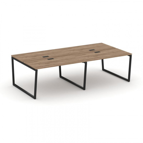 Style Project Рабочая станция 2-х сторон. SN-4T2.DRS-031 Акация Лорка/Металл Антрацит/Заглушка Пласт фото 4