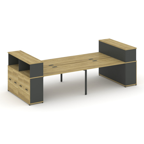 Бенч-система с опорными распашными шкафами Concept CN.DRS-270 фото 4 Бенч-система с опорными распашными шкафами Concept CN.DRS-270 фото 4