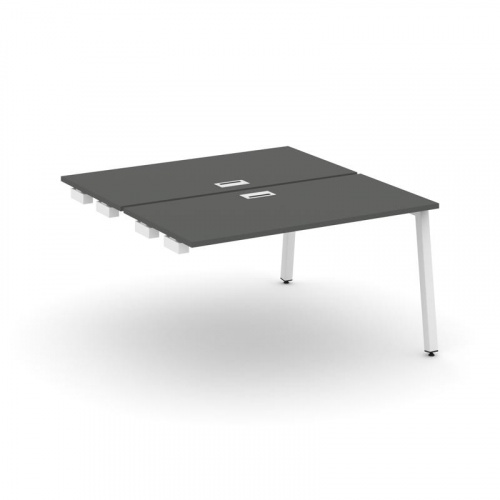 Style Project Стол-приставка к опор. элем. SN-5A.DPRS-002 Дуб Табак/Металл Белый 1180*1232*750 фото 17