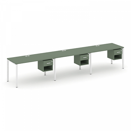 Бенч-система на 3 места с подвесными тумбами Concept CN.ORS-137