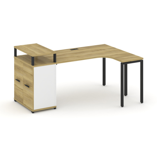 Стол эргономичный с опорным распашным шкафом Concept CN.SA-211(R)