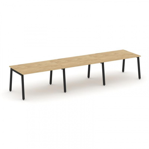 Style Project Стол переговорный SN-5A.SPRG-024.3 Дуб Наварра/Металл Антрацит 4740*980*750 фото 4 Style Project Стол переговорный SN-5A.SPRG-024.3 Дуб Наварра/Металл Антрацит 4740*980*750 фото 4