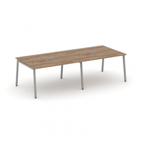 Style Project Стол переговорный SN-4A.SPRG-042 Белый/Металл Антрацит 2360*1180*750 фото 11 Style Project Стол переговорный SN-4A.SPRG-042 Белый/Металл Антрацит 2360*1180*750 фото 11