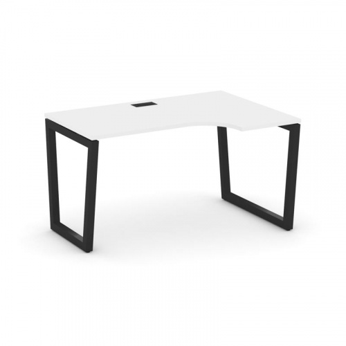 Style Project Стол рабочий эргоном. SN-5T2.SPA-021(R) Акация Лорка/Металл Антрацит/Заглушка Пластик фото 6