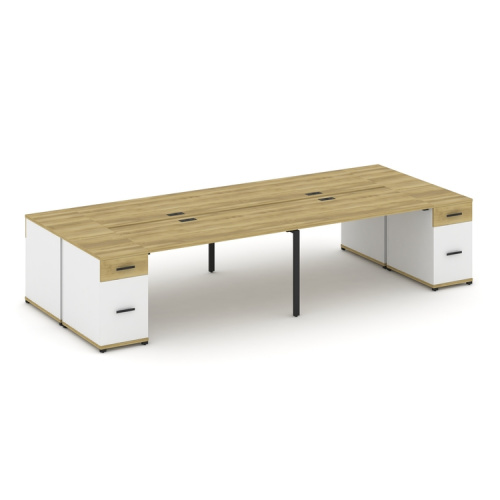 Бенч-система на 4 места с 2 опорными тумбами Concept CN.DRS-431 фото 6 Бенч-система на 4 места с 2 опорными тумбами Concept CN.DRS-431 фото 6