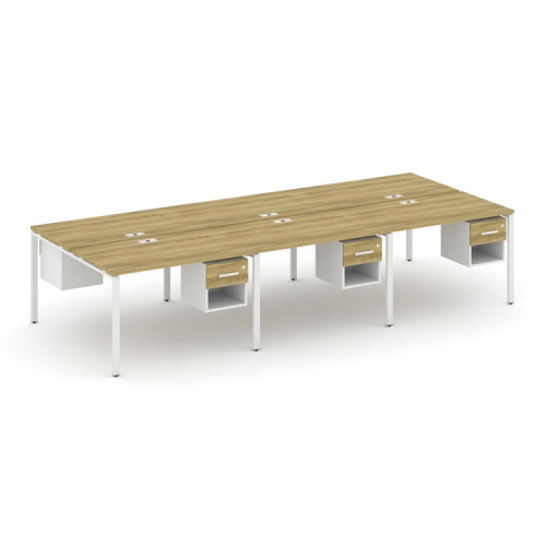 Бенч-система на 6 мест с подвесными тумбами Concept CN.DRS-158 фото 11 Бенч-система на 6 мест с подвесными тумбами Concept CN.DRS-158 фото 11