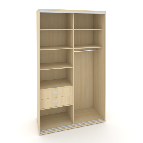 Корпус 2-х секционного шкафа высокого L=1800мм Maris SH.K2-8.1 K6