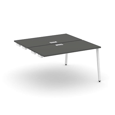 Style Project Стол-приставка к опор. элем. SN-4A.DPRS-022 Антрацит/Металл Белый 1180*1632*750