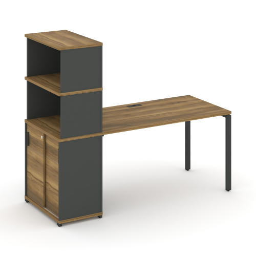 Стол офисный с опорным шкафом-купе Concept CN.SP-244