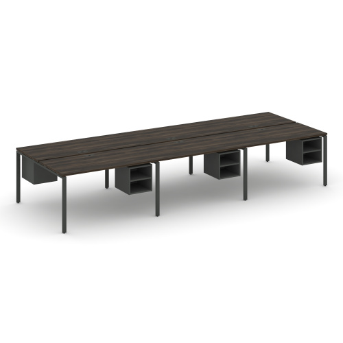 Бенч-система на 6 мест с подвесными тумбами Concept CN.DRS-147 фото 3 Бенч-система на 6 мест с подвесными тумбами Concept CN.DRS-147 фото 3