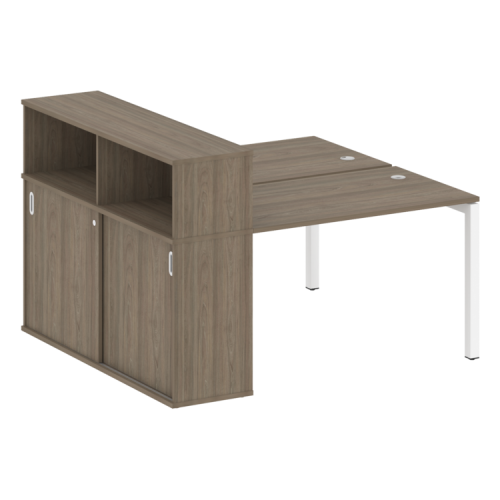 Бенч-система с шкафом-купе на П-обр. м/к Metal System Quattro 50БП.РС-СШК-2.2 фото 3 Бенч-система с шкафом-купе на П-обр. м/к Metal System Quattro 50БП.РС-СШК-2.2 фото 3