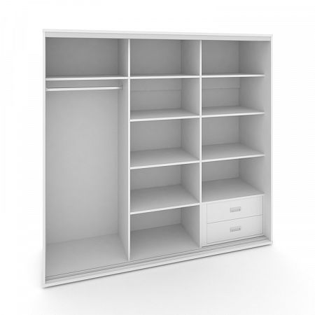 Корпус 3-х секционного шкафа низкого L=2069мм Maris SH.K3-4.2 K1