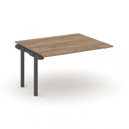 Style Project Проходной наб. элем. перег. стола SN-5P.NSPRG-033.3 Дуб Наварра/Металл Белый 1380*1180 фото 6