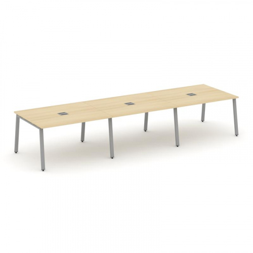 Style Project Стол переговорный SN-6A.SPRG-052 Дуб Наварра/Металл Антрацит 3540*1180*750 фото 11