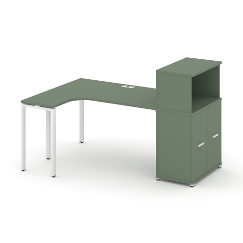 Стол эргономичный с опорным распашным шкафом Concept CN.SA-213(L) Стол эргономичный с опорным распашным шкафом Concept CN.SA-213(L)