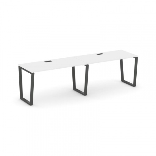 Style Project Рабочая станция 1 сторон. SN-6T2.ORS-013 Акация Лорка/Металл Антрацит/Заглушка Пластик фото 26