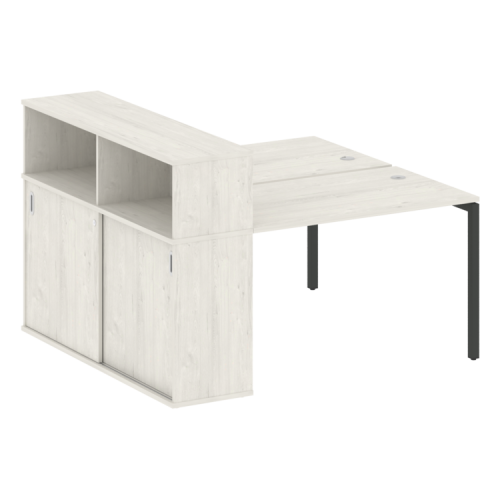 Бенч-система с шкафом-купе на П-обр. м/к Metal System Quattro 40БП.РС-СШК-2.2 фото 8 Бенч-система с шкафом-купе на П-обр. м/к Metal System Quattro 40БП.РС-СШК-2.2 фото 8