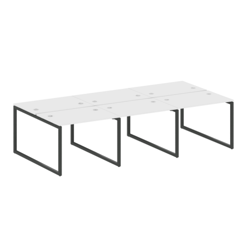 Бенч-система на 6 рабочих мест на О-обр. м/к Metal System Quattro 40БО.СМ-6.1 фото 15