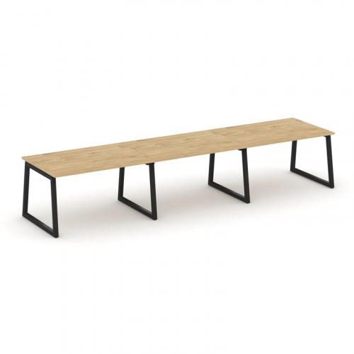 Style Project Стол переговорный SN-5T1.SPRG-023.3 Акация Лорка/Металл Антрацит 4410*980*750 фото 3 Style Project Стол переговорный SN-5T1.SPRG-023.3 Акация Лорка/Металл Антрацит 4410*980*750 фото 3