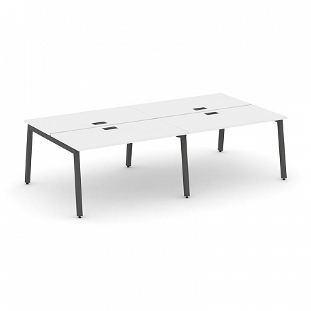 Style Project Рабочая станция 2-х сторон. SN-5A.DRS-032 Белый/Металл Антрацит 2360*1232*750