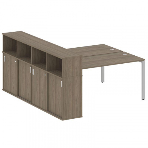 Бенч-система с шкафом-купе на П-обр. м/к Metal System БП.РС-СШК-4.4 фото 14 Бенч-система с шкафом-купе на П-обр. м/к Metal System БП.РС-СШК-4.4 фото 14