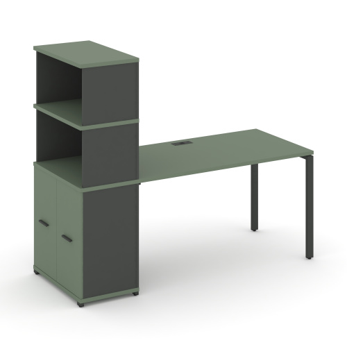 Стол офисный с опорным распашным шкафом Concept CN.SP-232 Стол офисный с опорным распашным шкафом Concept CN.SP-232